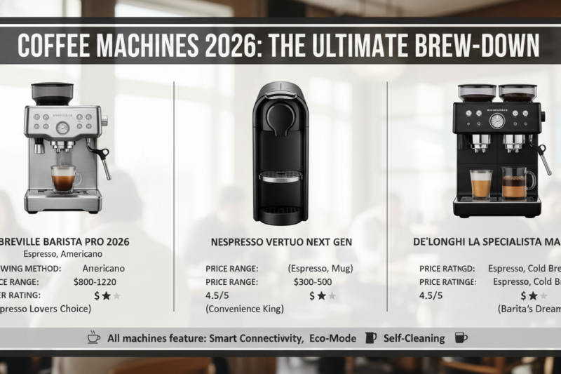 Best Coffee Machine in 2026: The Ultimate Guide to Brewing Perfection