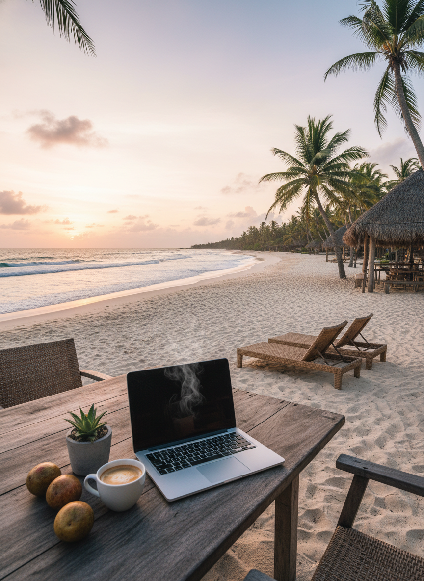 best practices for remote work while traveling