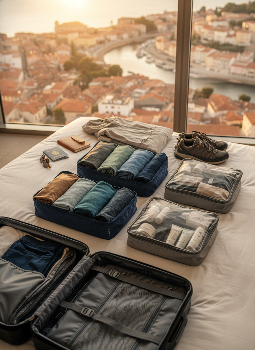 how to pack light for travel