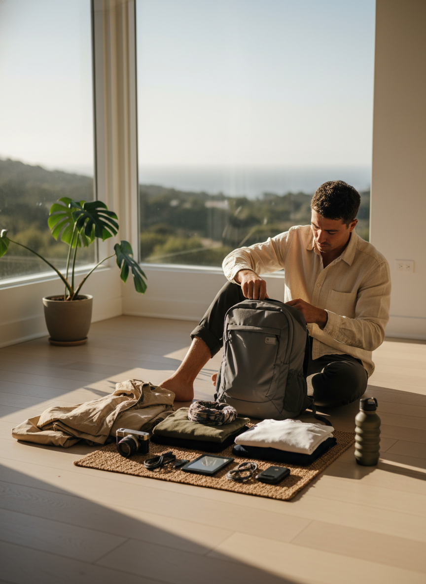 how to pack light for travel